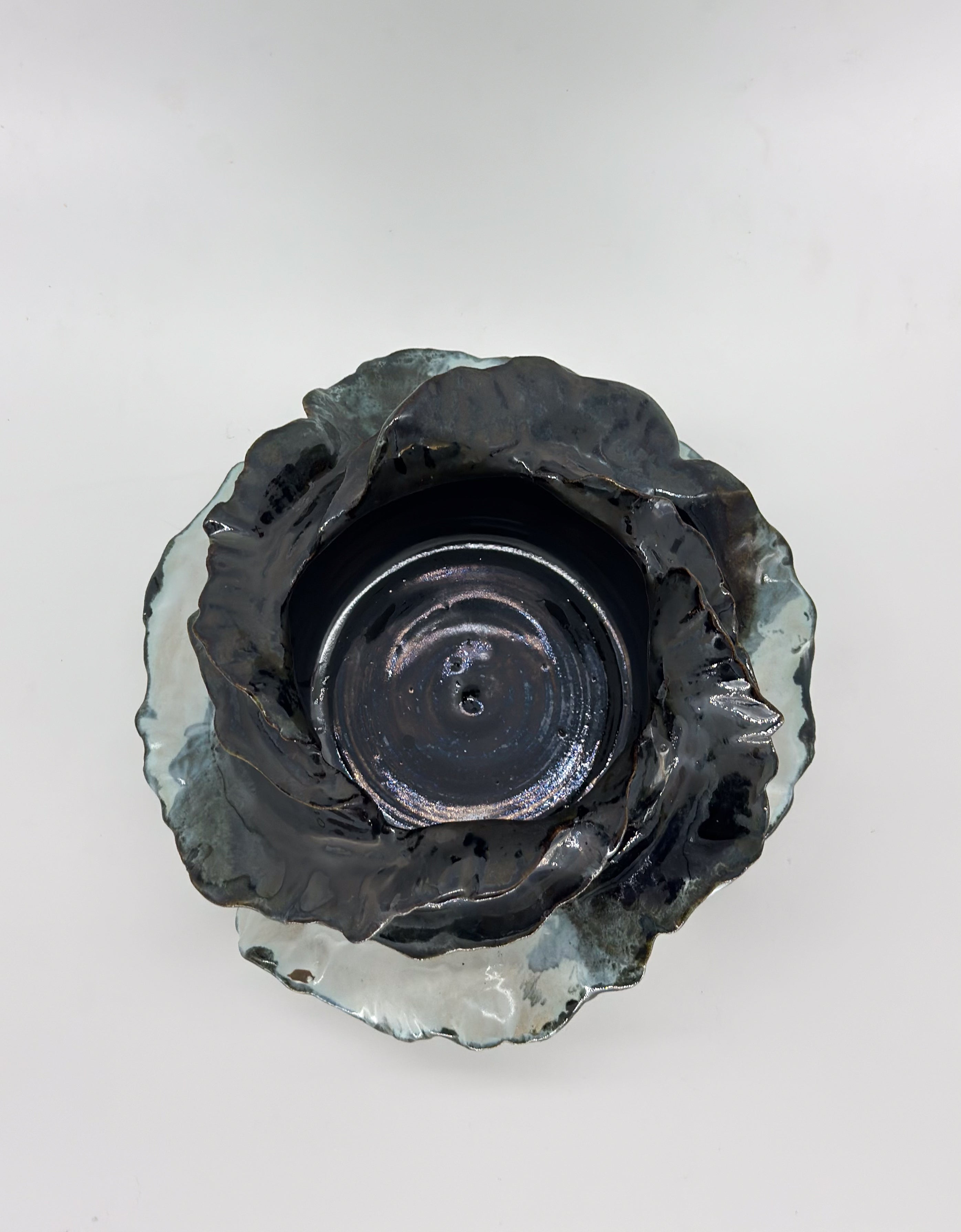 Ceramic White Coral Vessel